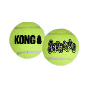 KONG SqueakAir Tennis Ball (Large, 2 Pack)