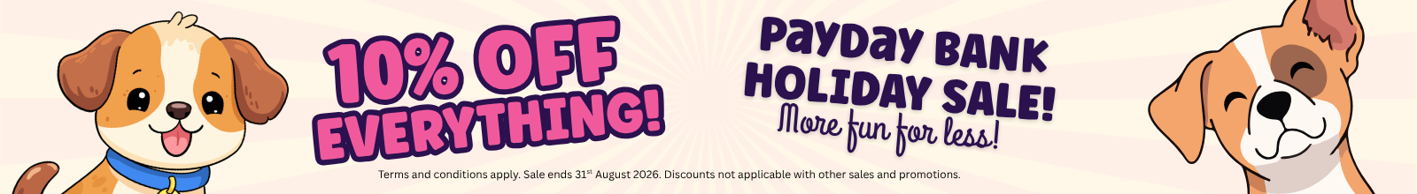 Bank Holiday Sale
