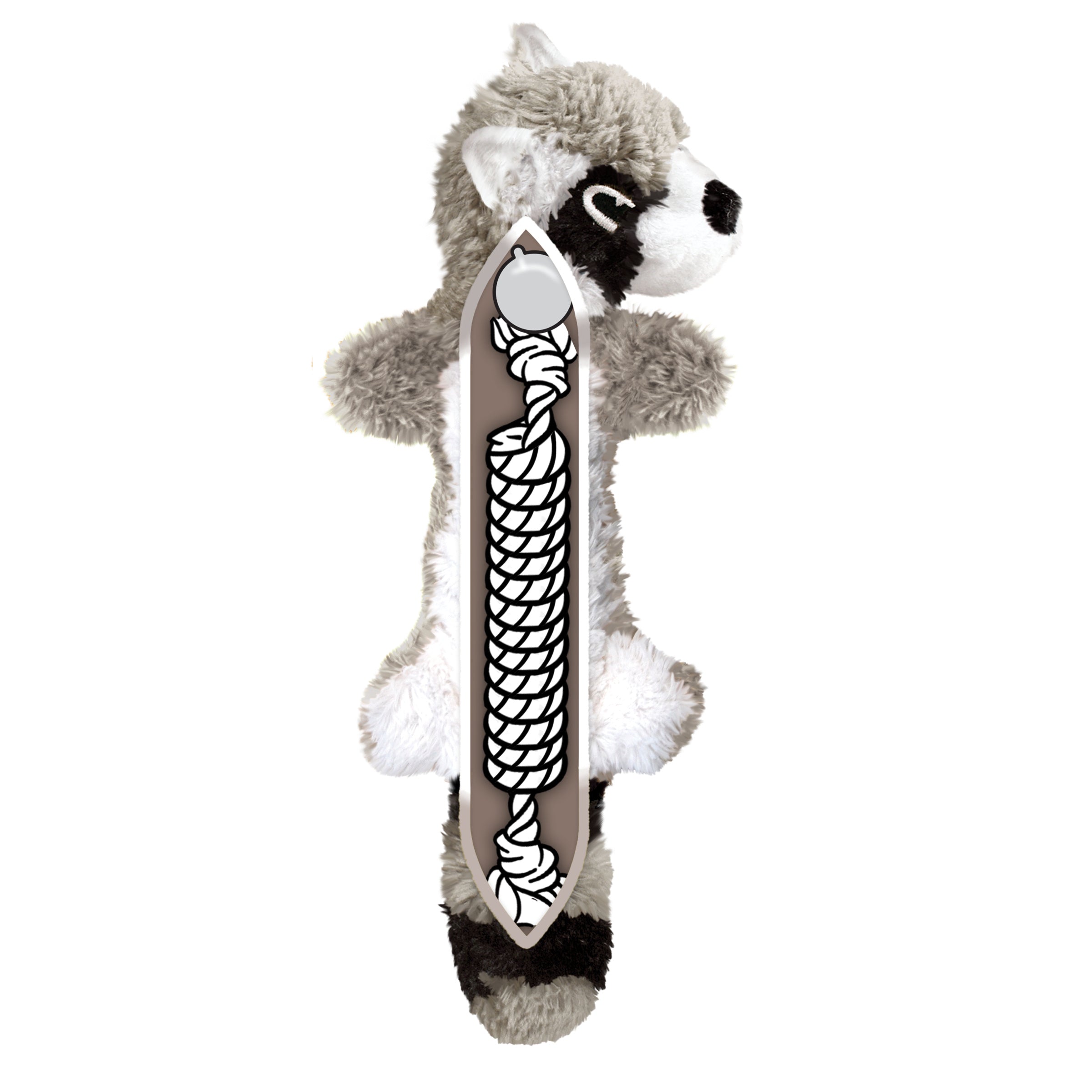 KONG Scrunch Knots Raccoon