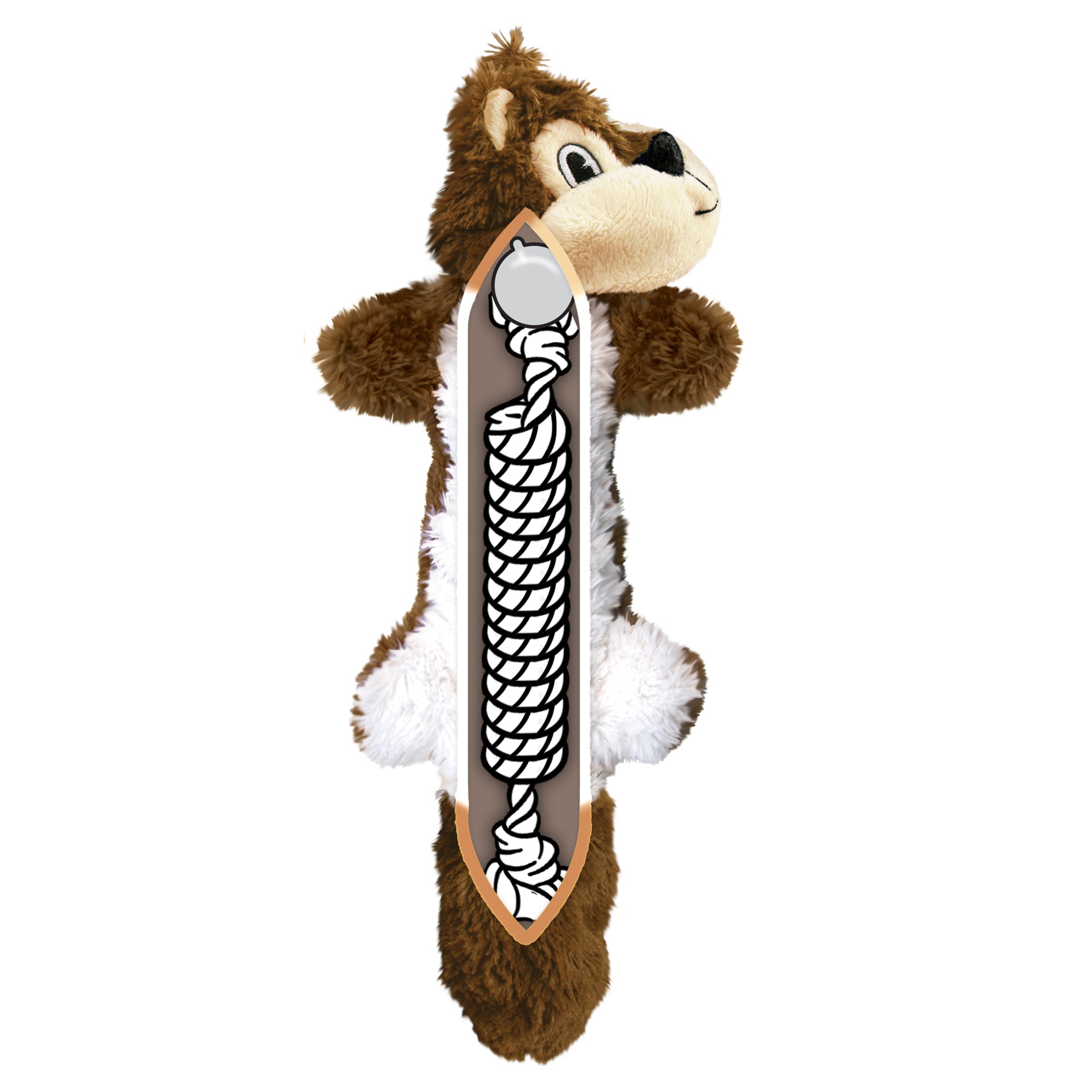 KONG Scrunch Knots Squirrel