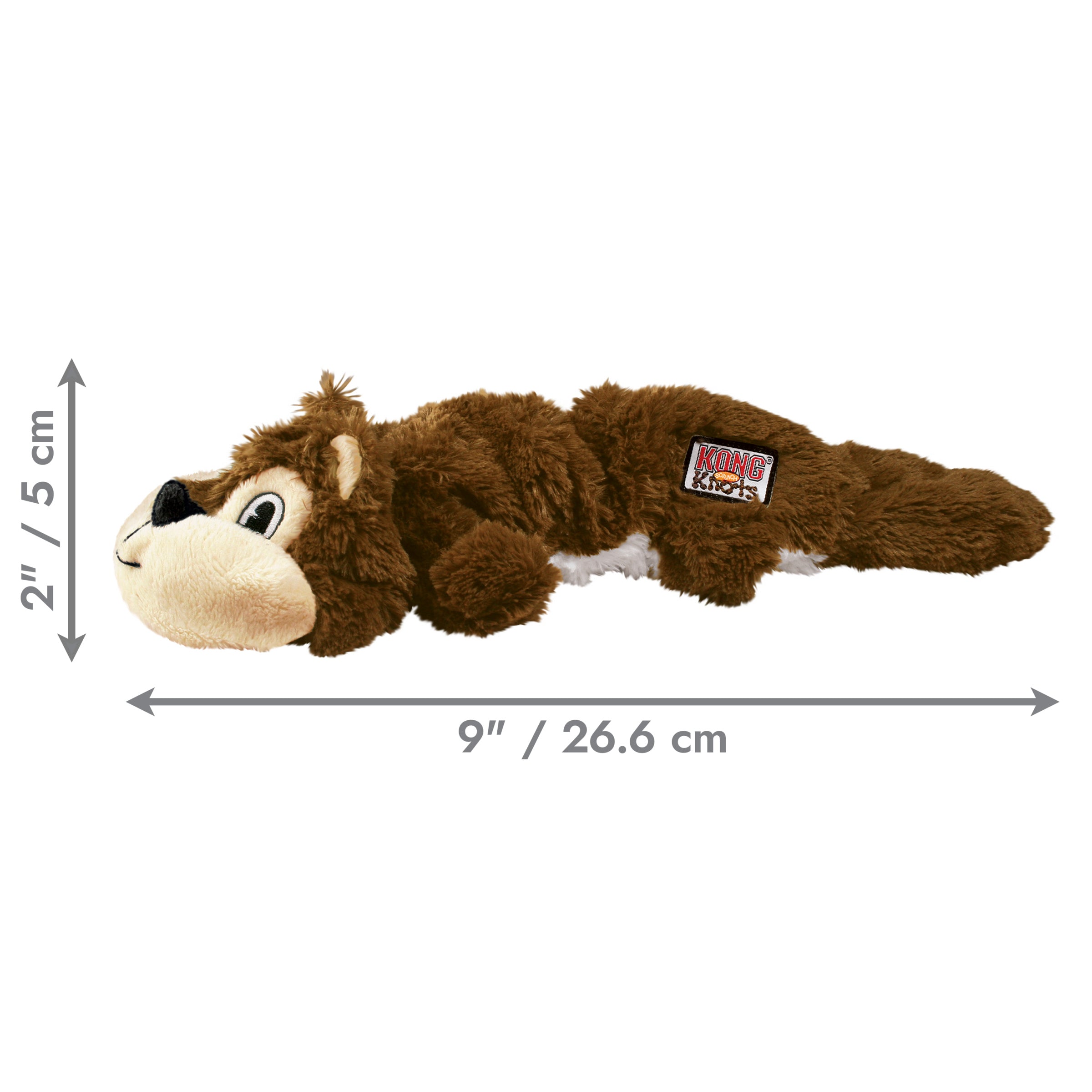 KONG Scrunch Knots Squirrel