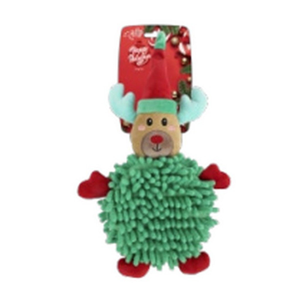 All for Paws Big Belly Reindeer Christmas Dog Toy - Wuffies