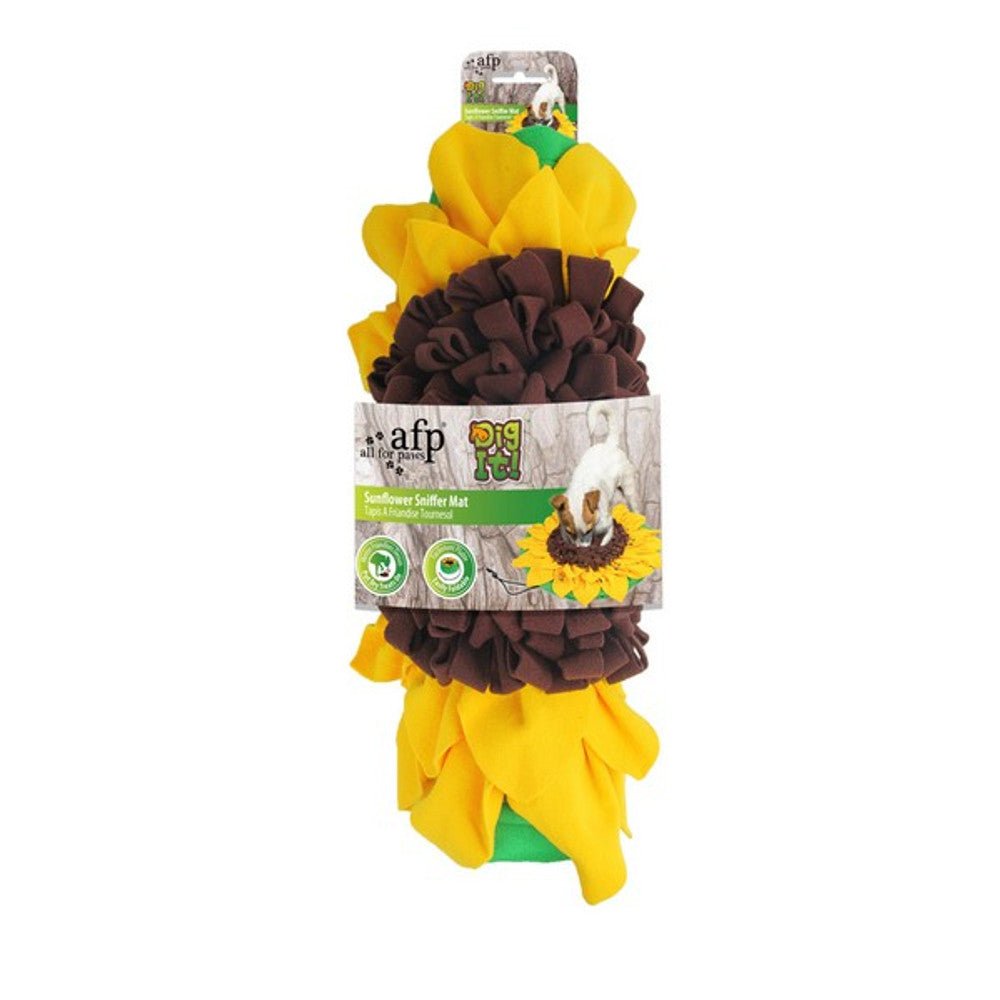 All For Paws Dig It Sunflower Snuffle Mat Foldable - Wuffies
