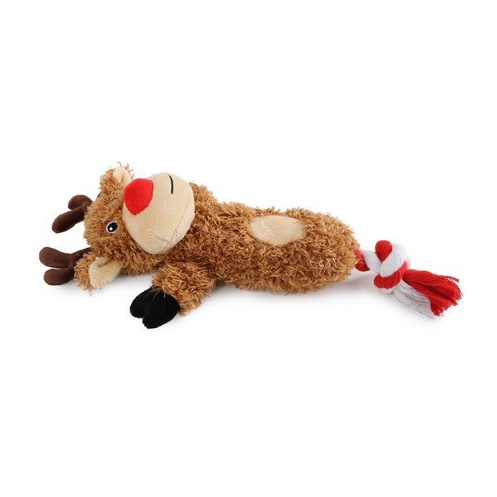 All for Paws Merry Tug & Fetch Reindeer Christmas Dog Toy - Wuffies