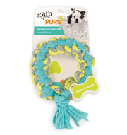 All For Paws Pups Ring Multi - Chew Sweater Rope - Wuffies