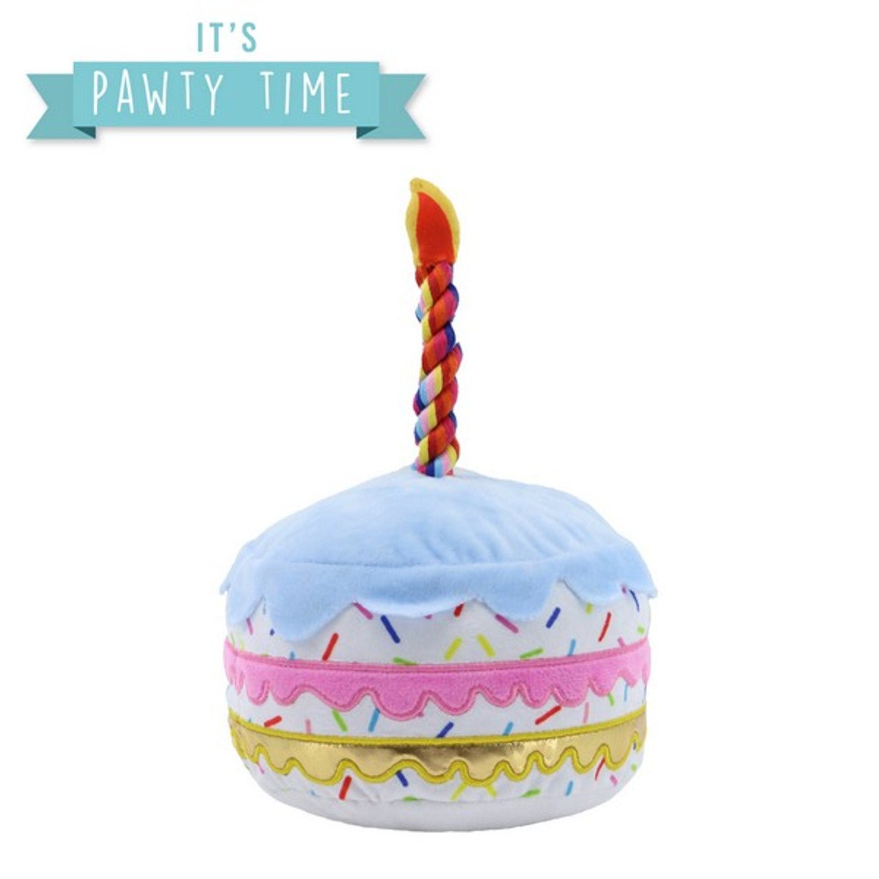 Ancol Pawty Sprinkle Cake Celebration Dog Toy - Wuffies