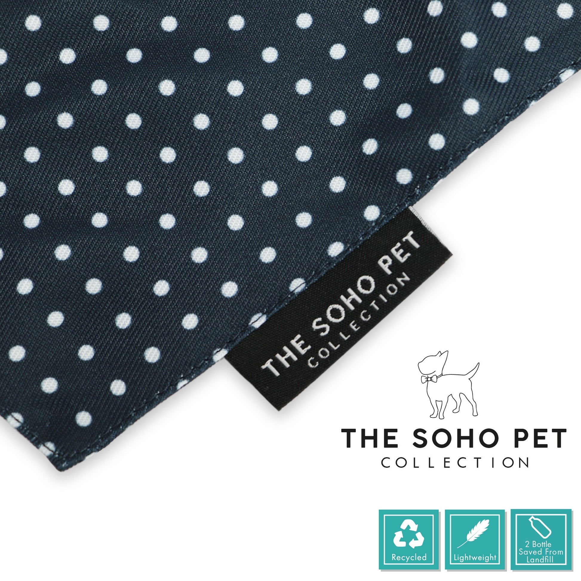 Ancol Soho Collection Bandana Set (Daisies & Polka Dot) - Wuffies