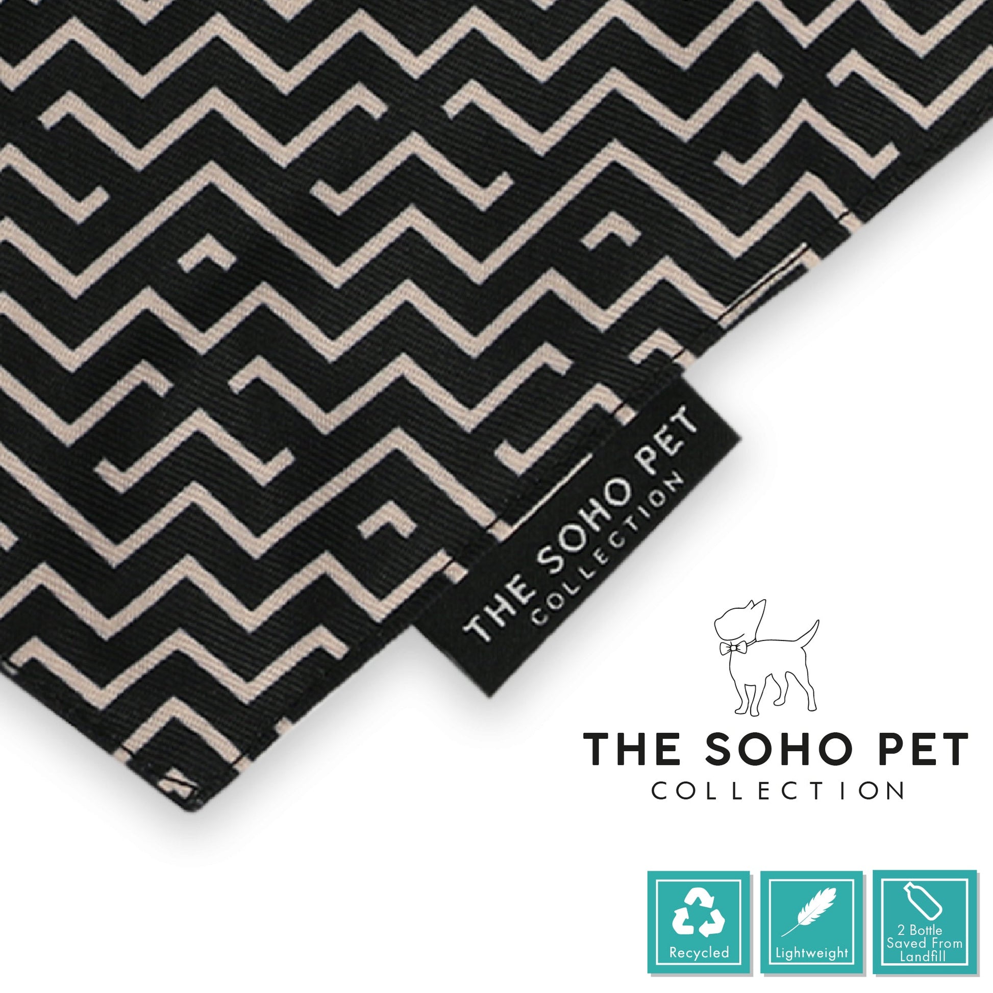 Ancol Soho Collection Bandana Set (Dalmatian & ZigZag) - Wuffies