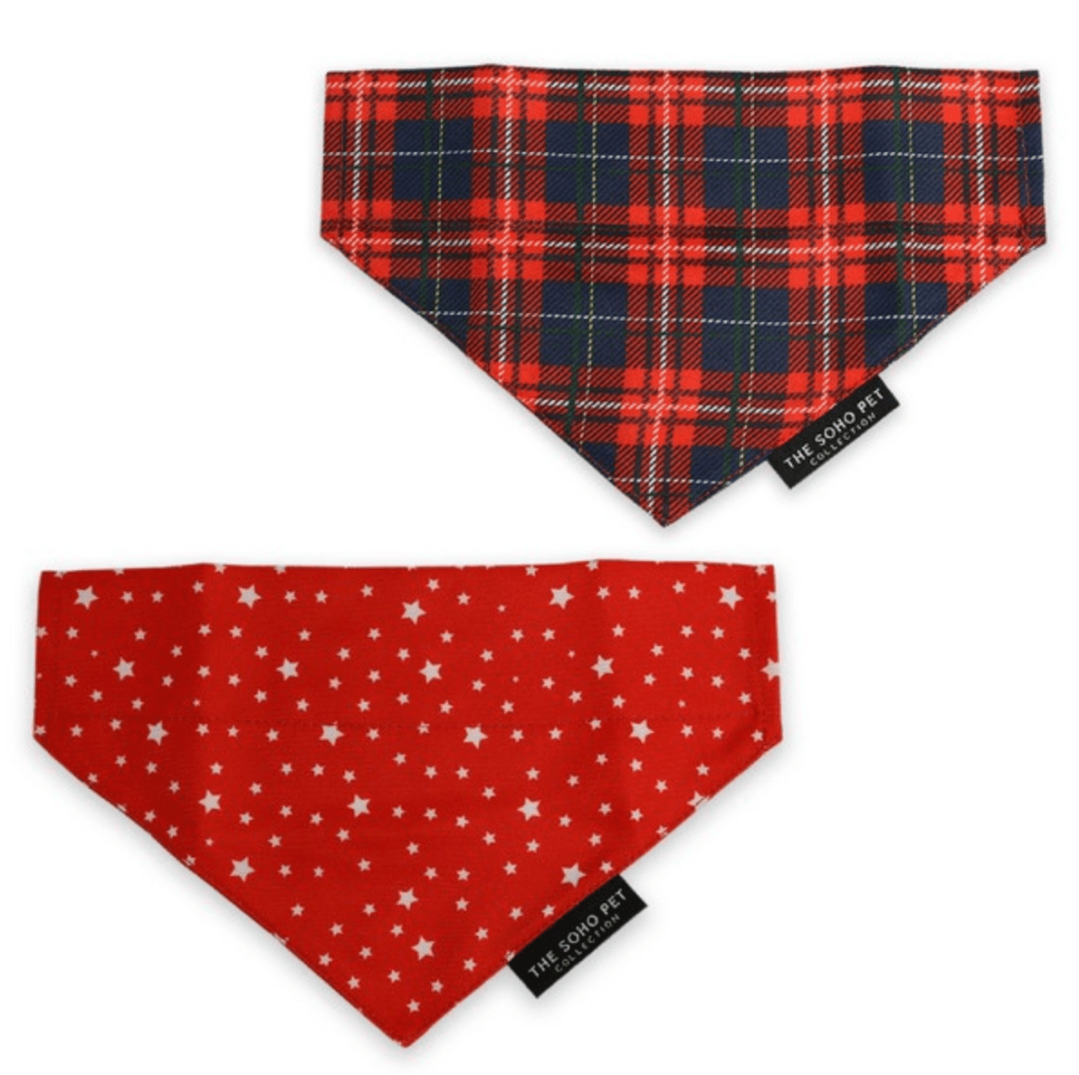 Ancol Soho Collection Bandana Set (Tartan & Stars) - Wuffies