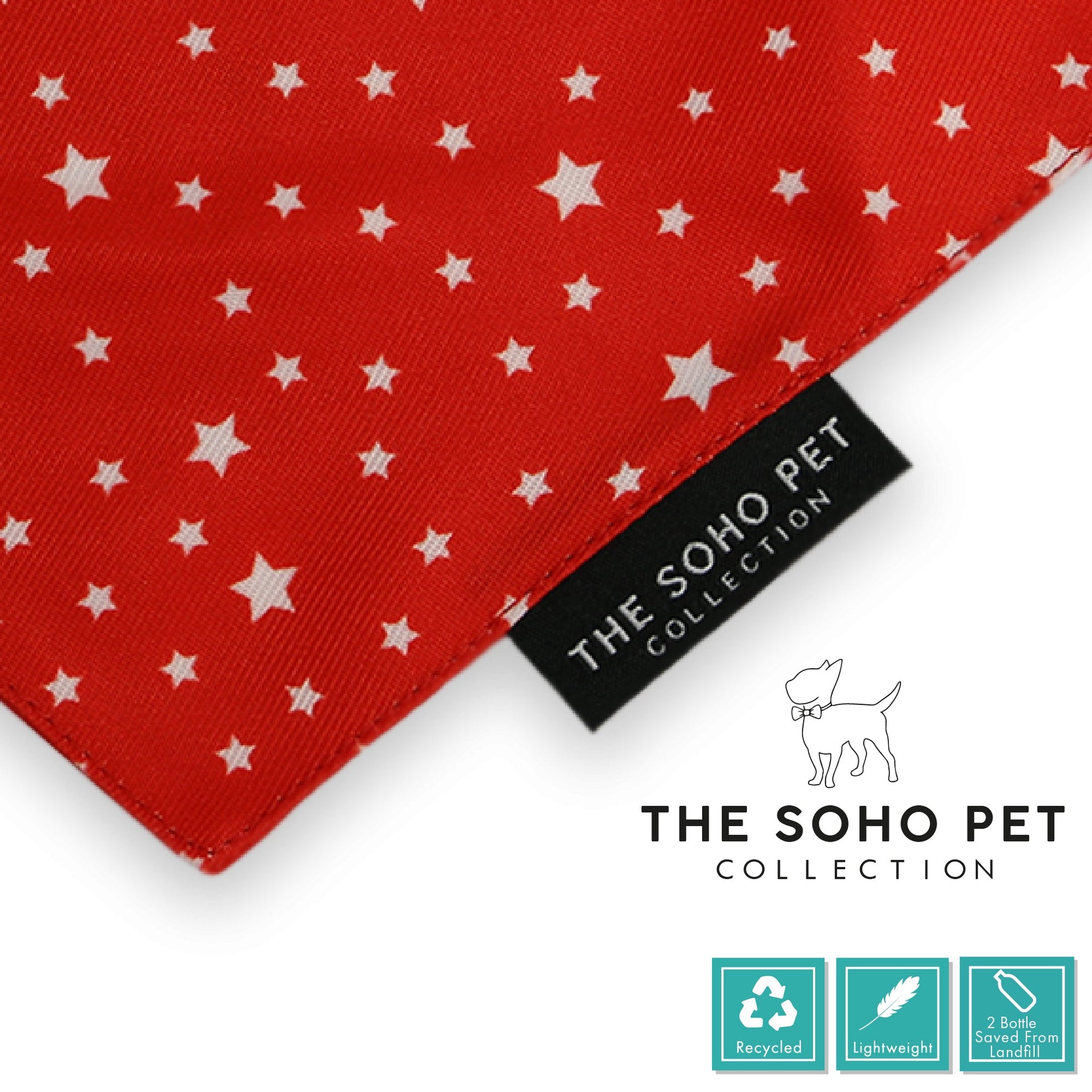Ancol Soho Collection Bandana Set (Tartan & Stars) - Wuffies