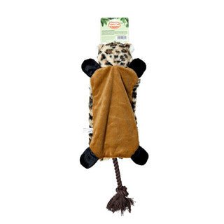 Animal Instincts Jungle Buddies Plush Leopard with Rope - Wuffies
