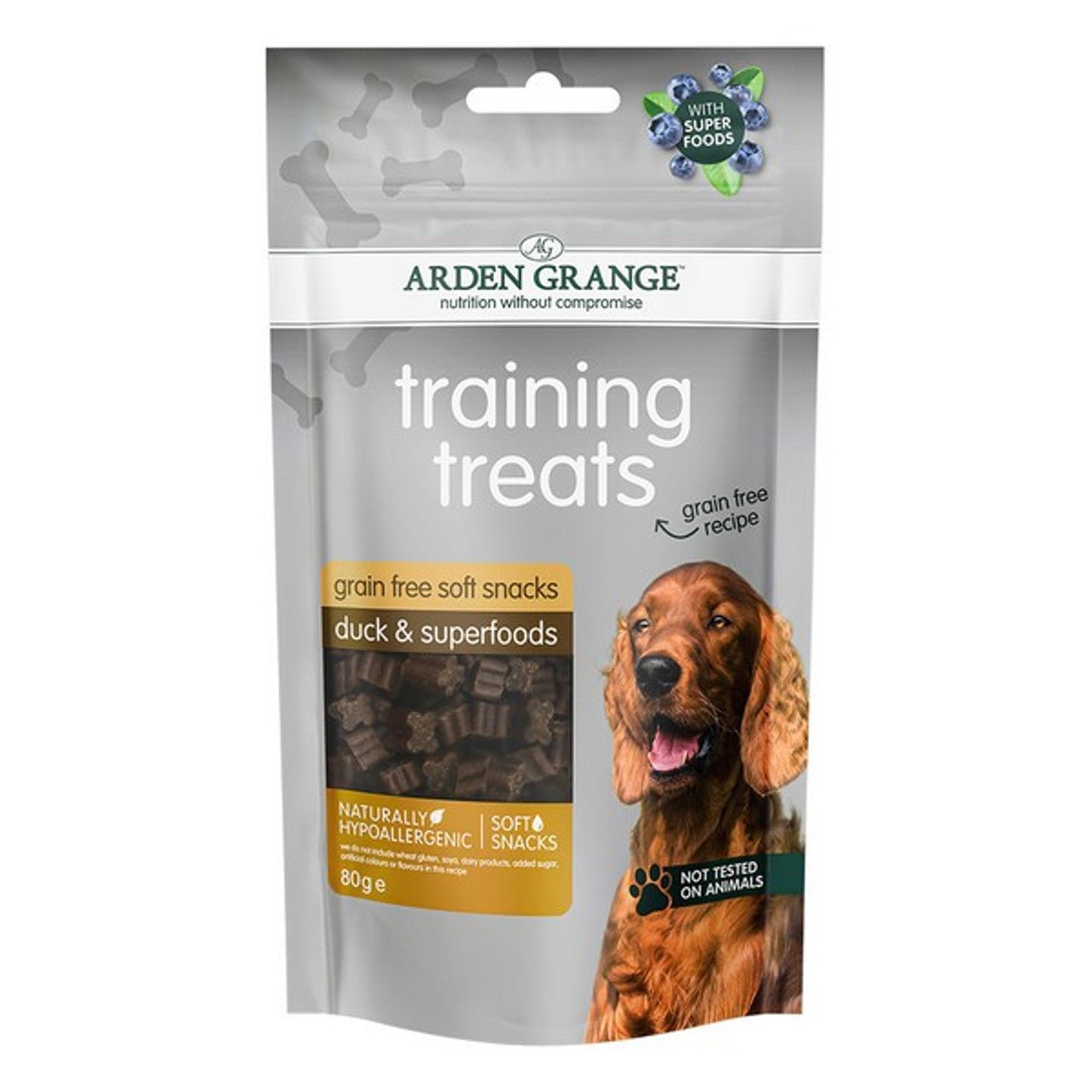 Arden Grange Training Treats Grain Free Duck & Superfoods (80g) - Wuffies