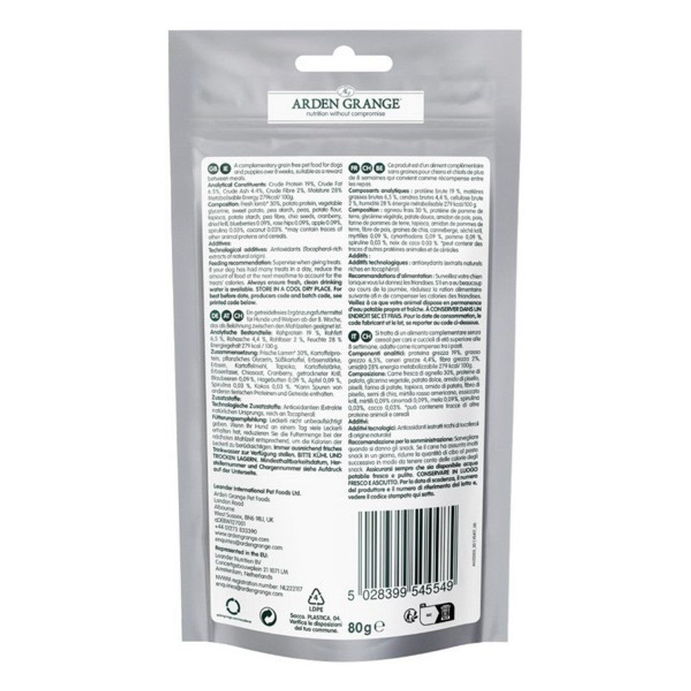 Arden Grange Training Treats Grain Free Lamb & Superfoods (80g) - Wuffies