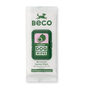 Beco Bamboo Dog Wipes Coconut (80 Wipes) - Wuffies