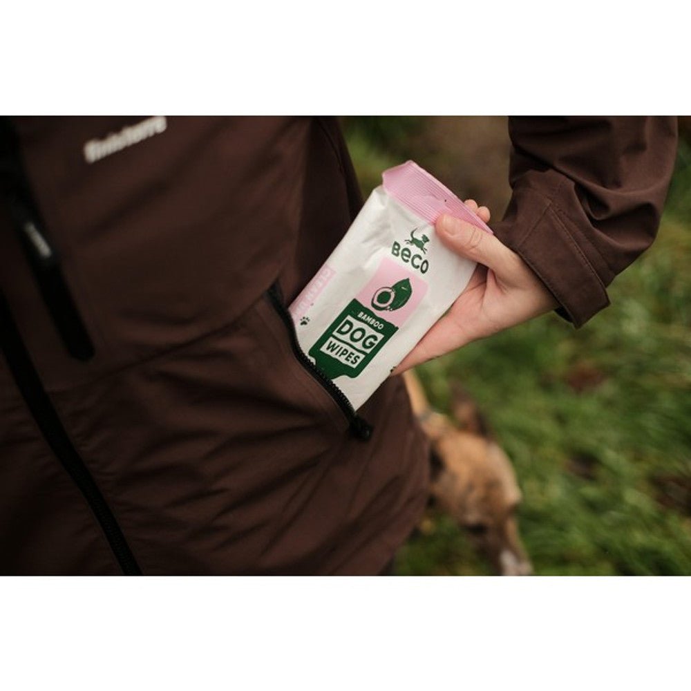 Beco Bamboo Travel Wipes Unscented (20 Wipes) - Wuffies