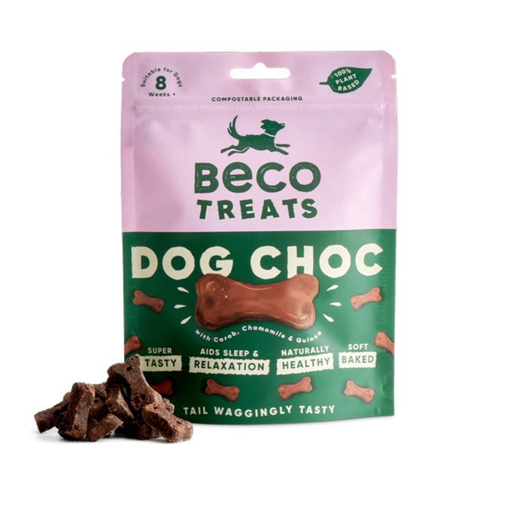 Beco Dog Treats Dog Choc with Carob, Chamomile & Quinoa (70g) - Wuffies