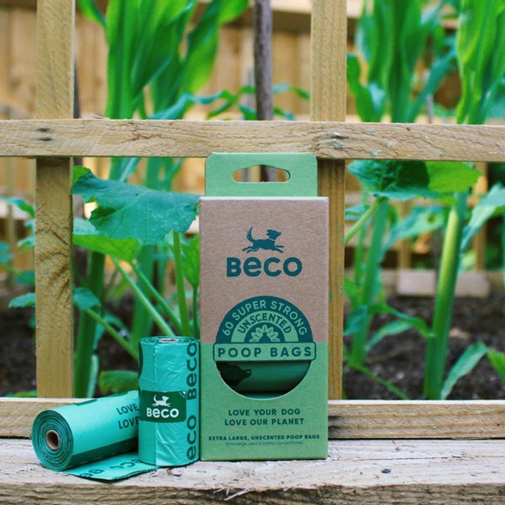 Beco Extra Large Super Strong Unscented Dog Poop Bags (120 Bags) - Wuffies
