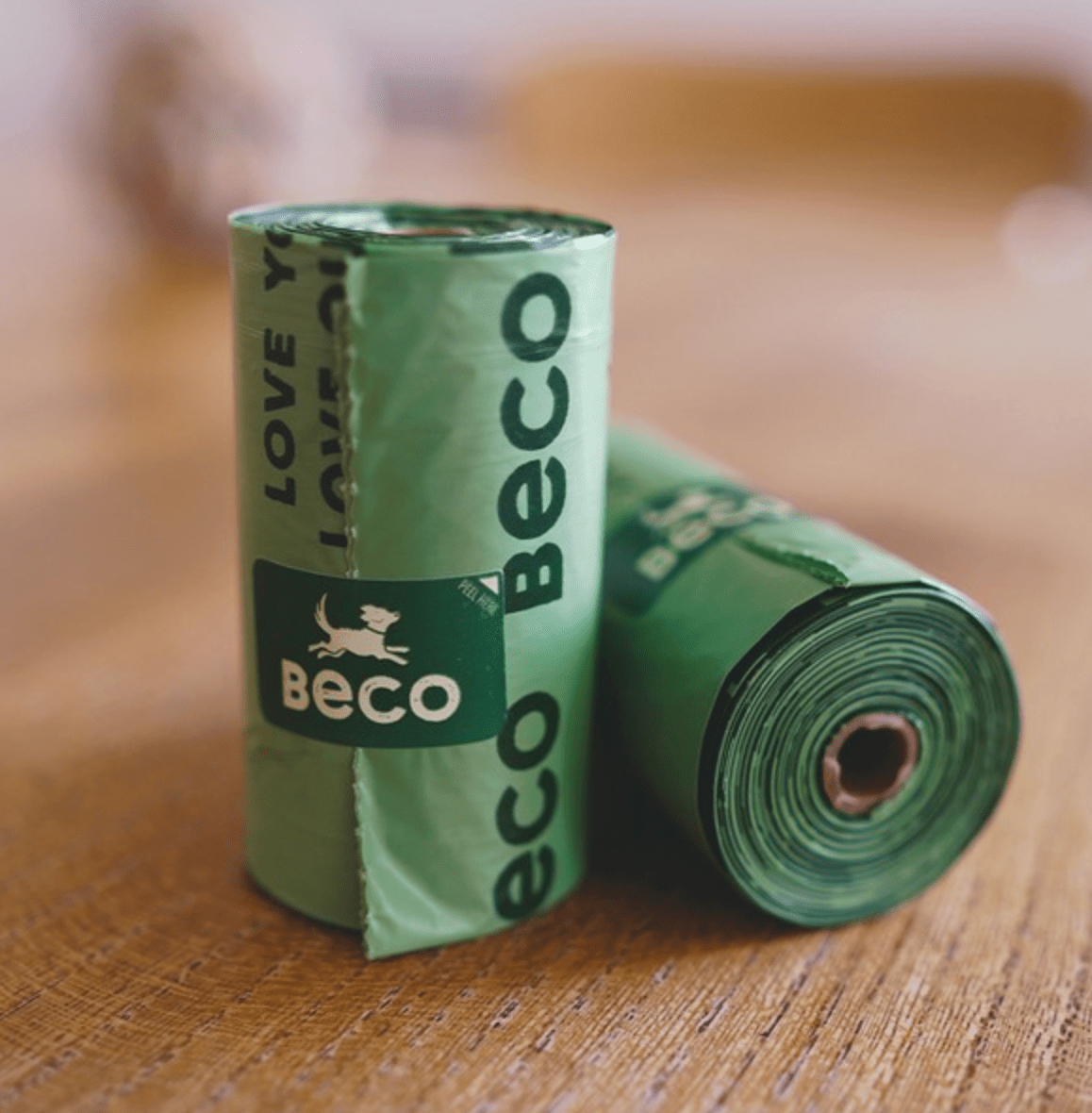 Beco Mint Scented Compostable Dog Poop Bags (120 Bags) - Wuffies