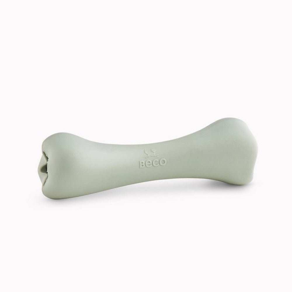 Beco Natural Rubber Chew Bone (Green) - Wuffies
