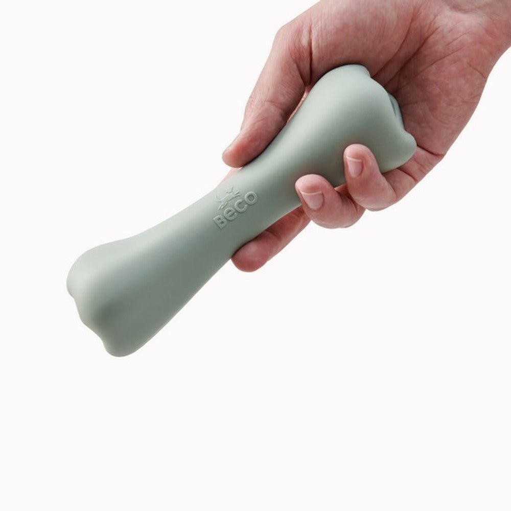 Beco Natural Rubber Chew Bone (Green) - Wuffies