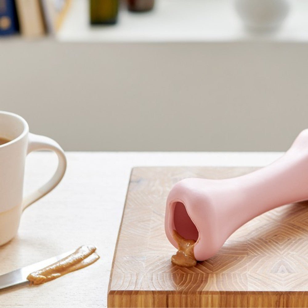 Beco Natural Rubber Chew Bone (Pink) - Wuffies
