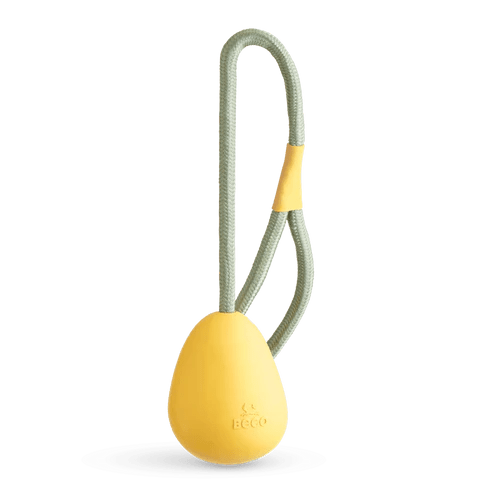 Beco Natural Rubber Pebble Slinger (Yellow) - Wuffies