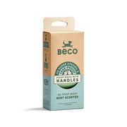 Beco Poop Bags Mint Scented with Handles (60 Poop Bags) - Wuffies