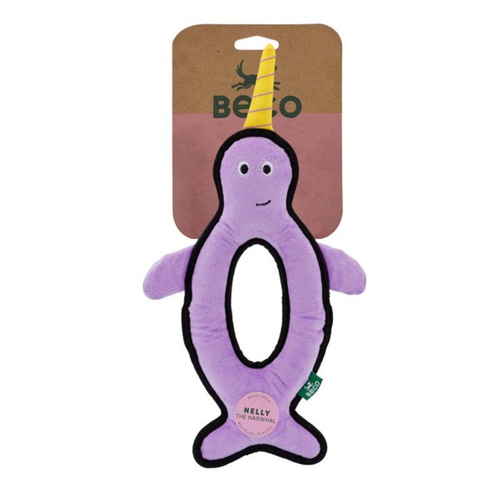 Beco Recycled Rough & Tough Narwhal (Large) - Wuffies
