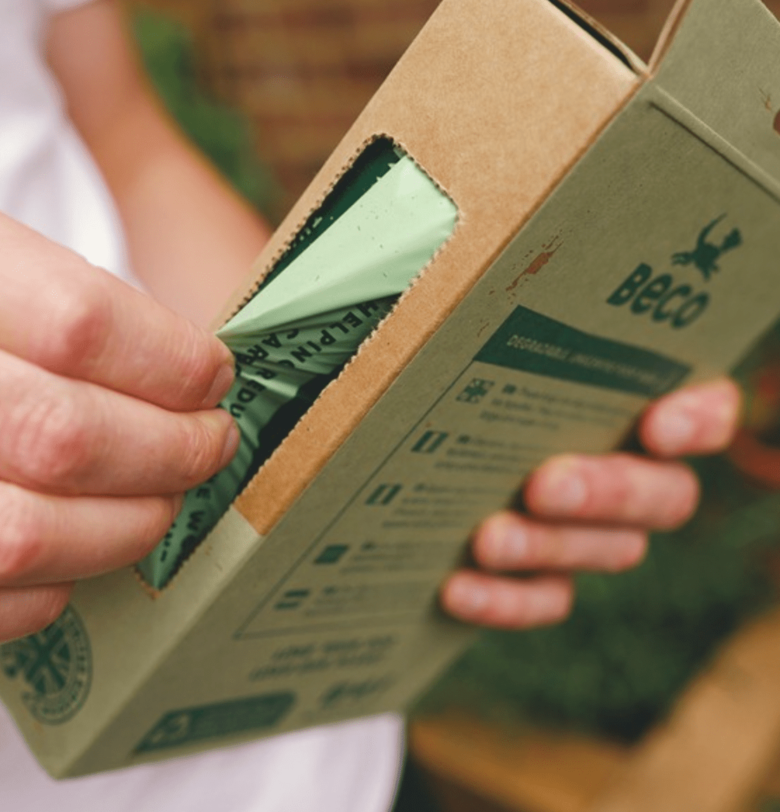 Beco Unscented Compostable Dog Poop Bags (120 Bags) - Wuffies