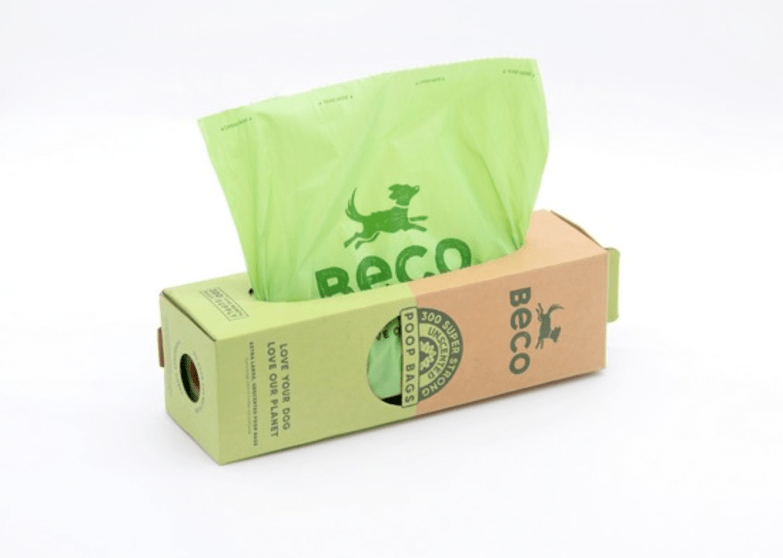 Beco Unscented Compostable Dog Poop Bags (300 Bags) - Wuffies