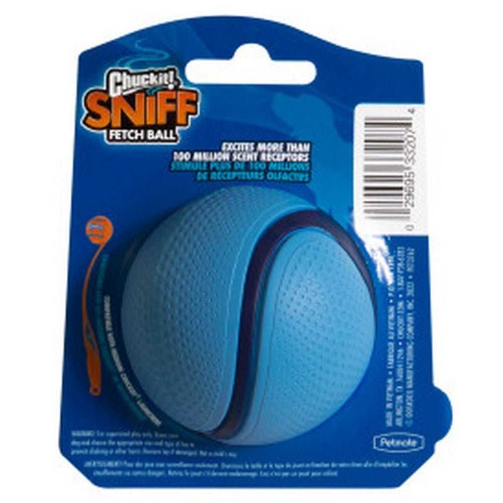 Chuckit! Sniff Fetch Ball Bacon (Single, Medium) - Wuffies
