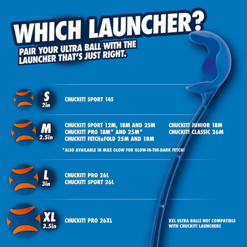 Chuckit! Sport 18 Ball Launcher (Medium, 46cm) - Wuffies