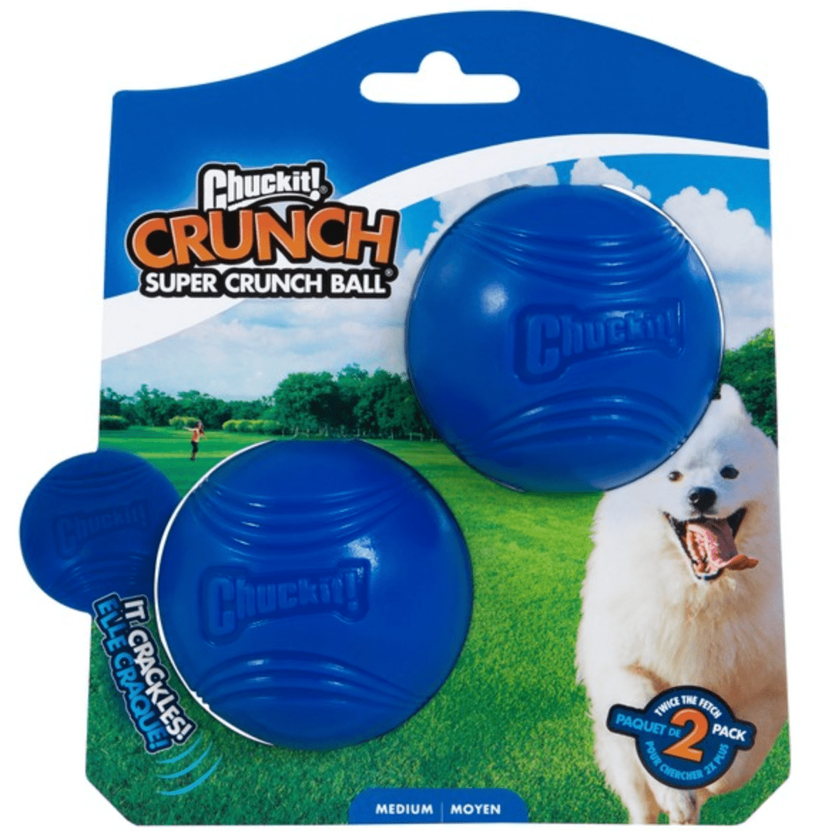 Chuckit! Super Crunch Ball (2 Pack) - Wuffies