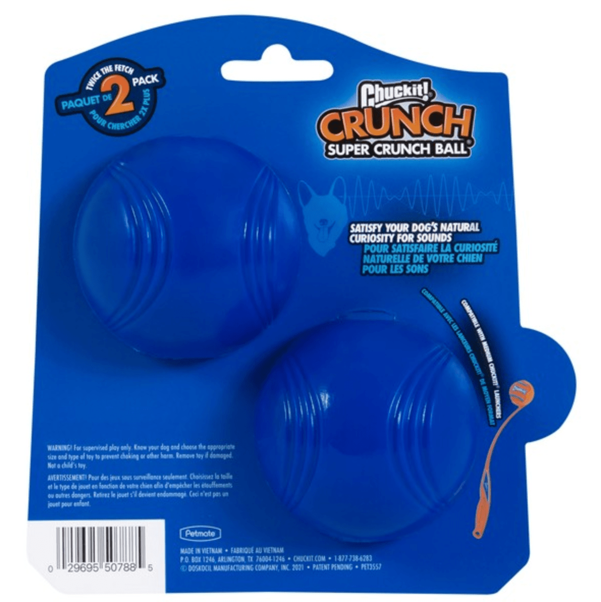 Chuckit! Super Crunch Ball (2 Pack) - Wuffies