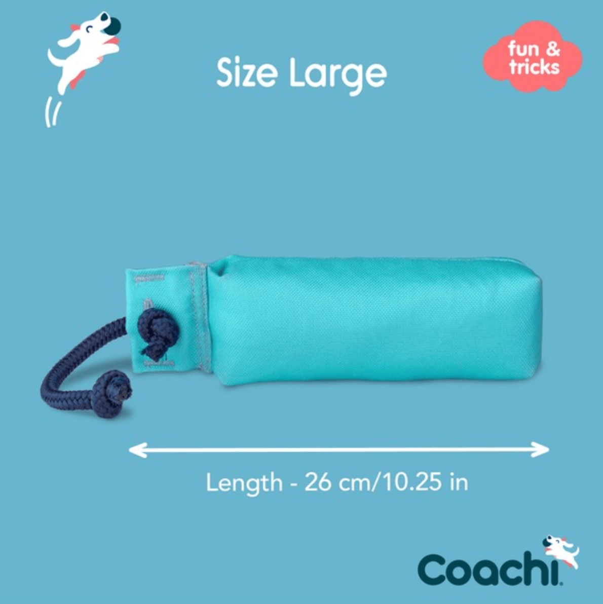 Coachi Dog Training Dummy (Light Blue, Large) - Wuffies