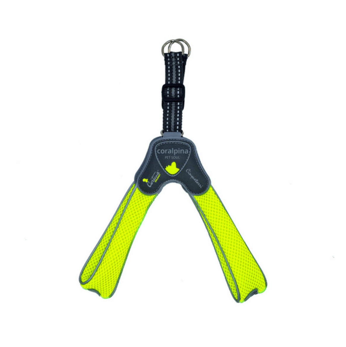 Coralpina Dog Harness Cinquetorri (Fluorescent Yellow) - Wuffies