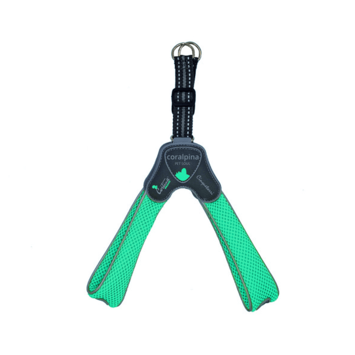 Coralpina Dog Harness Cinquetorri (Turquoise) - Wuffies