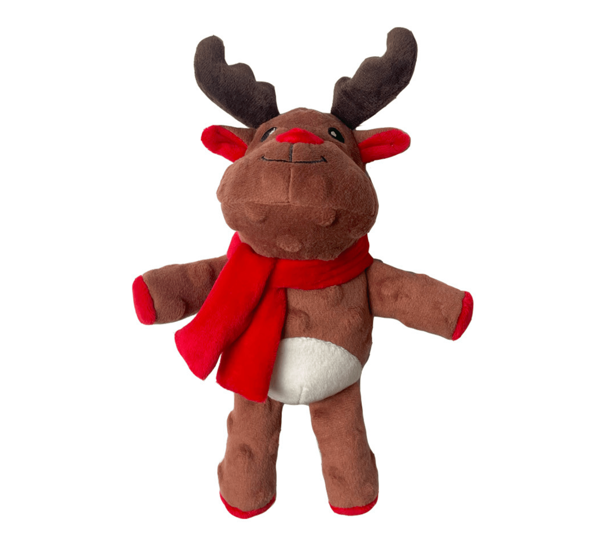 Cuddly Festive Christmas Reindeer Dog Toy - Wuffies