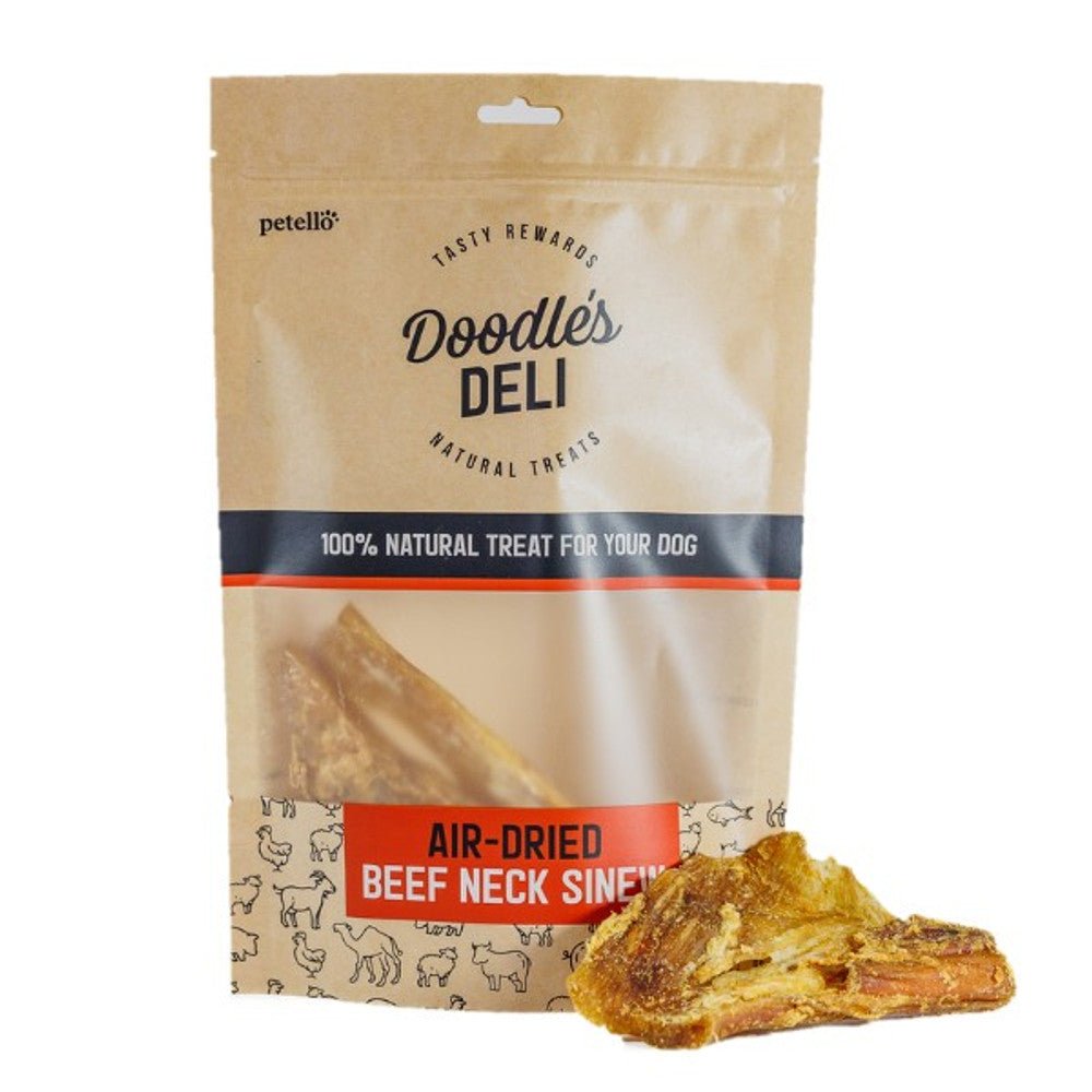 Doodle's Deli Air Dried Beef Neck Sinew (100g) - Wuffies