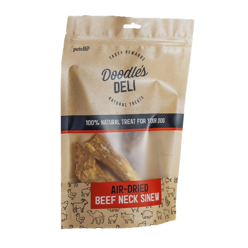 Doodle's Deli Air Dried Beef Neck Sinew (100g) - Wuffies
