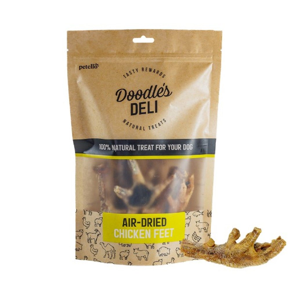 Doodle's Deli Air Dried Chicken Feet (100g) - Wuffies