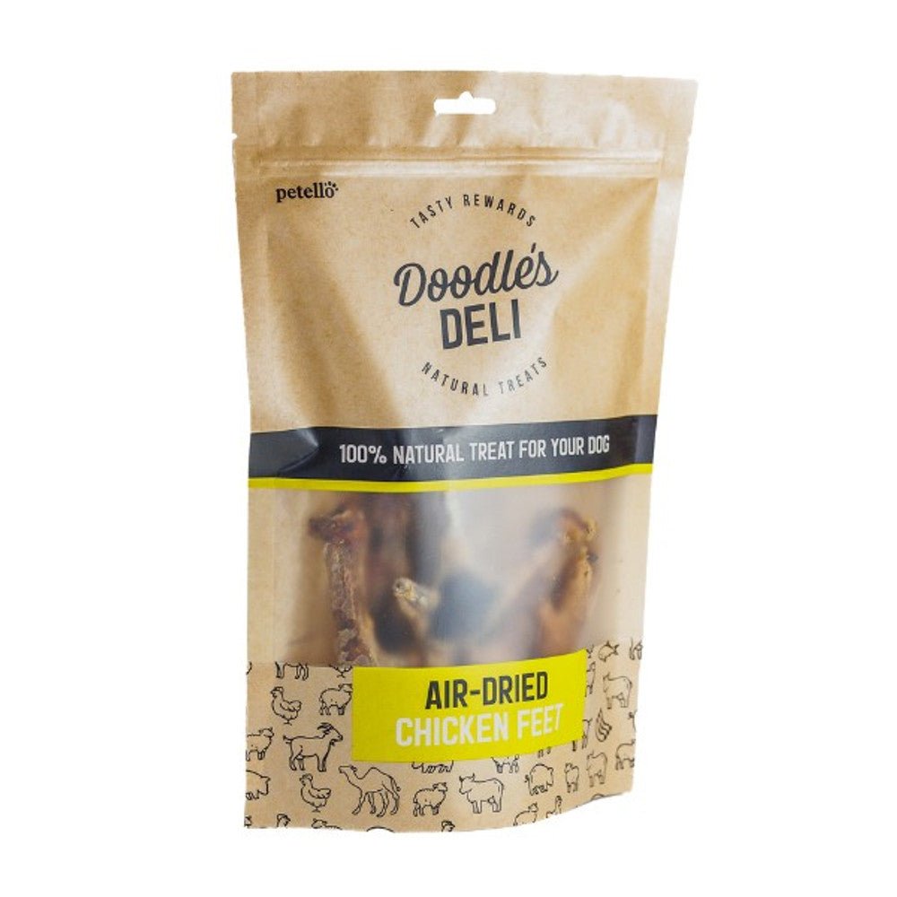 Doodle's Deli Air Dried Chicken Feet (100g) - Wuffies