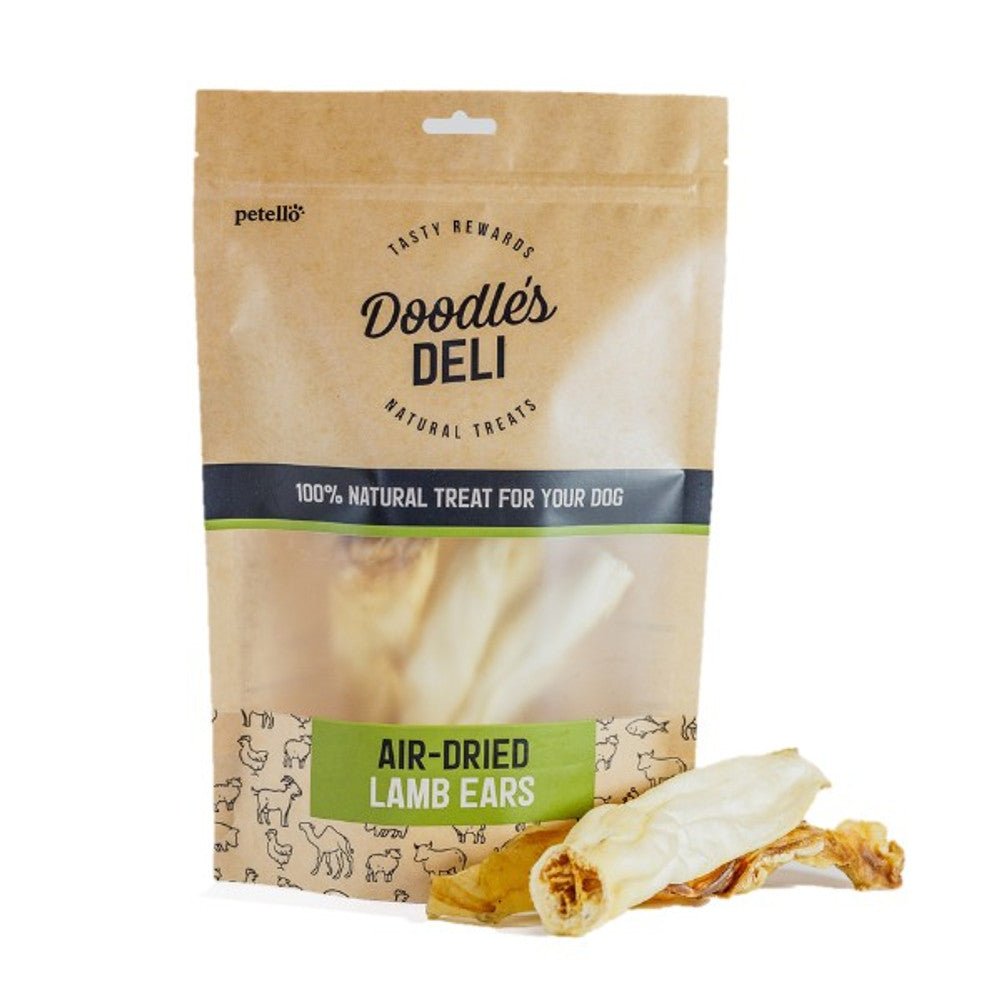 Doodle's Deli Air Dried Lamb Ears without Hair (100g) - Wuffies