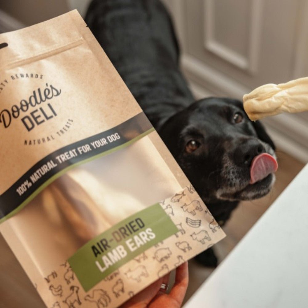 Doodle's Deli Air Dried Lamb Ears without Hair (100g) - Wuffies