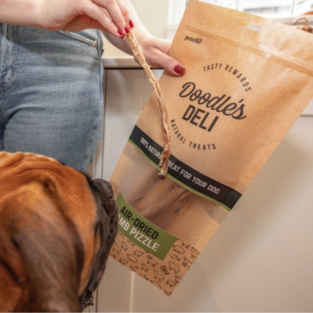 Doodle's Deli Air Dried Lamb Pizzle (100g) - Wuffies