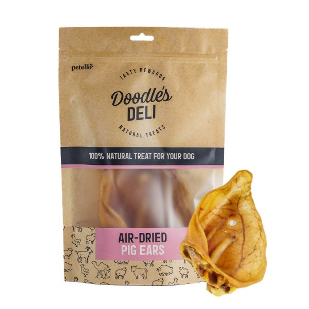 Doodle's Deli Air Dried Pig Ears (100g) - Wuffies