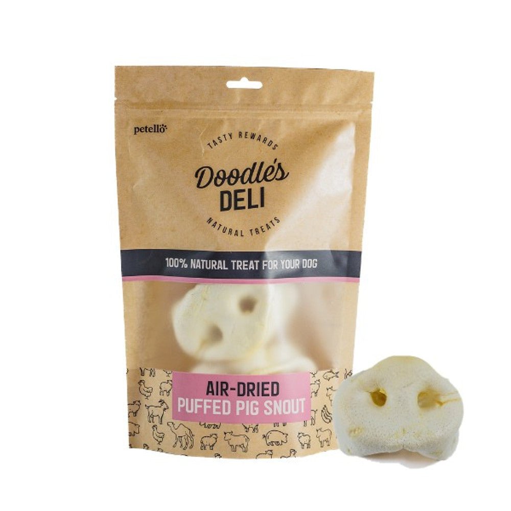 Doodle's Deli Air Dried Puffed Pigs Snout (80g) - Wuffies