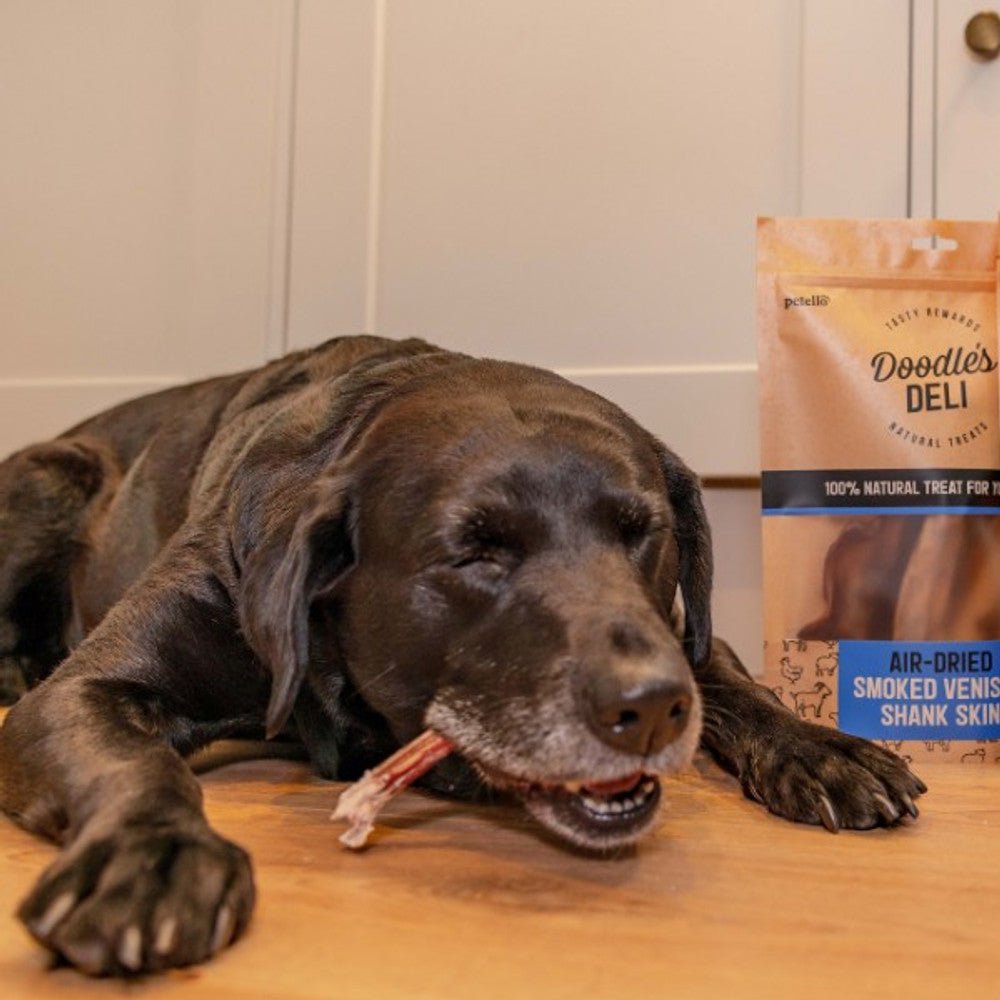 Doodle's Deli Air Dried Smoked Venison Shank Skin (50g) - Wuffies