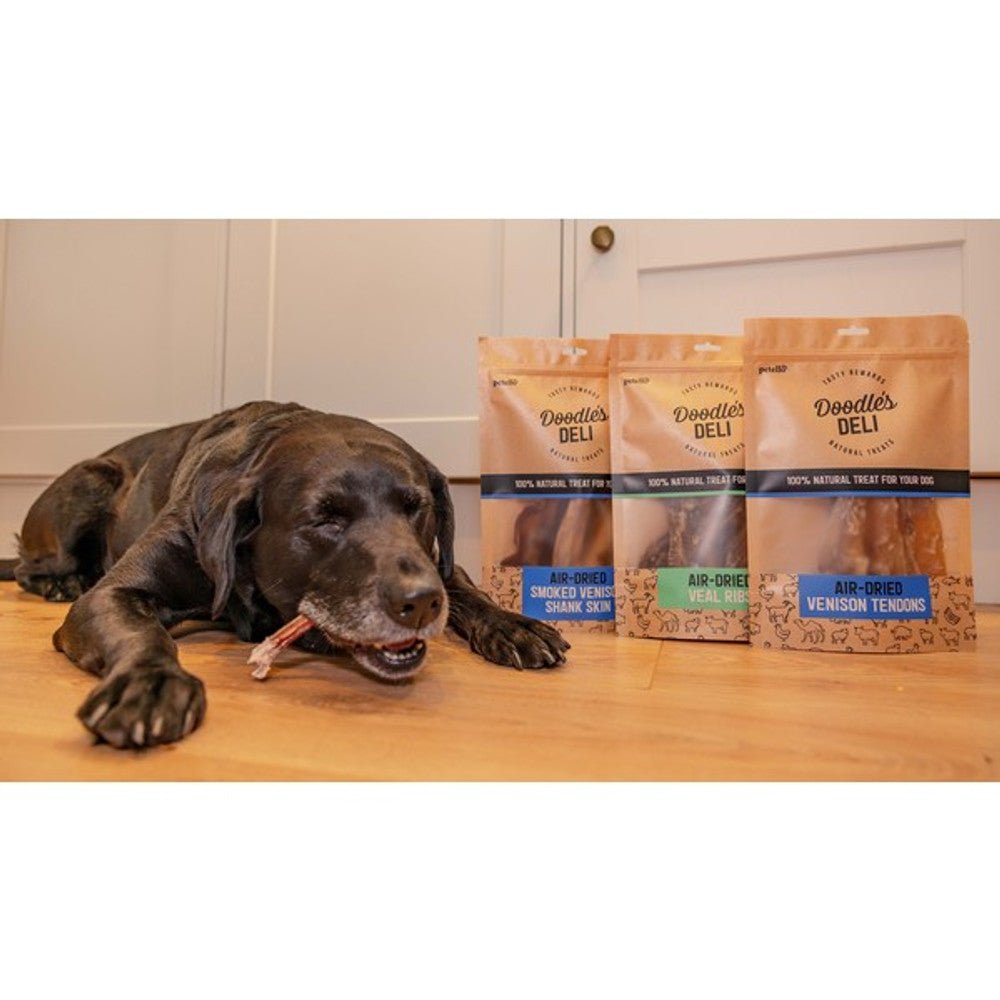 Doodle's Deli Air Dried Venison Tendon (120g) - Wuffies