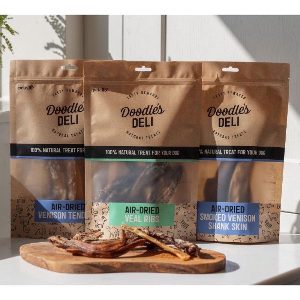 Doodle's Deli Air Dried Venison Tendon (120g) - Wuffies